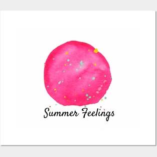 Summer Feelings Posters and Art